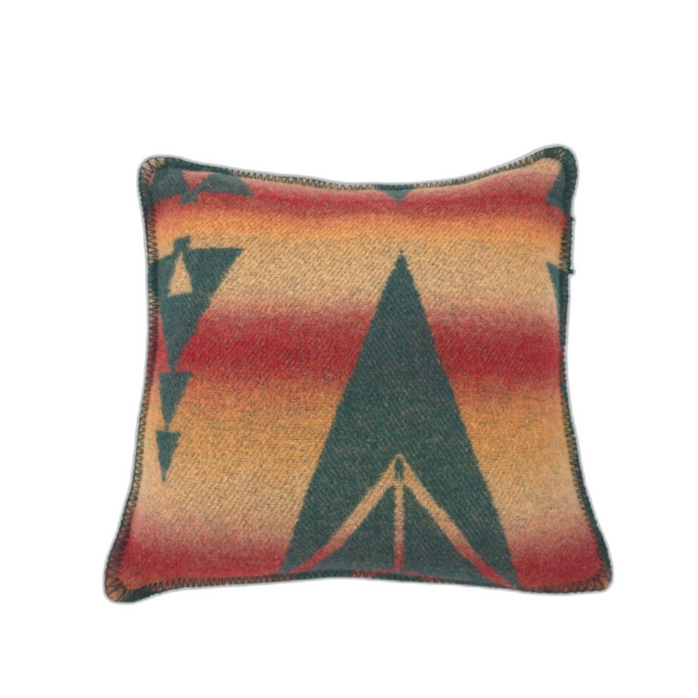 POLO RALPH LAUREN 100% Wool Down Throw Pillow Southwestern Aztec Boho Americana